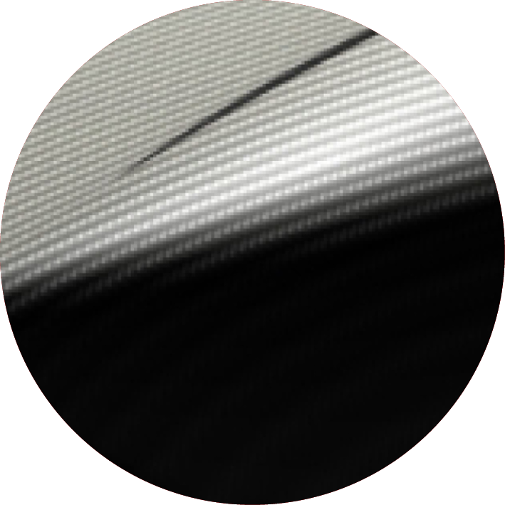 Carbon fiber Large logo red stripe