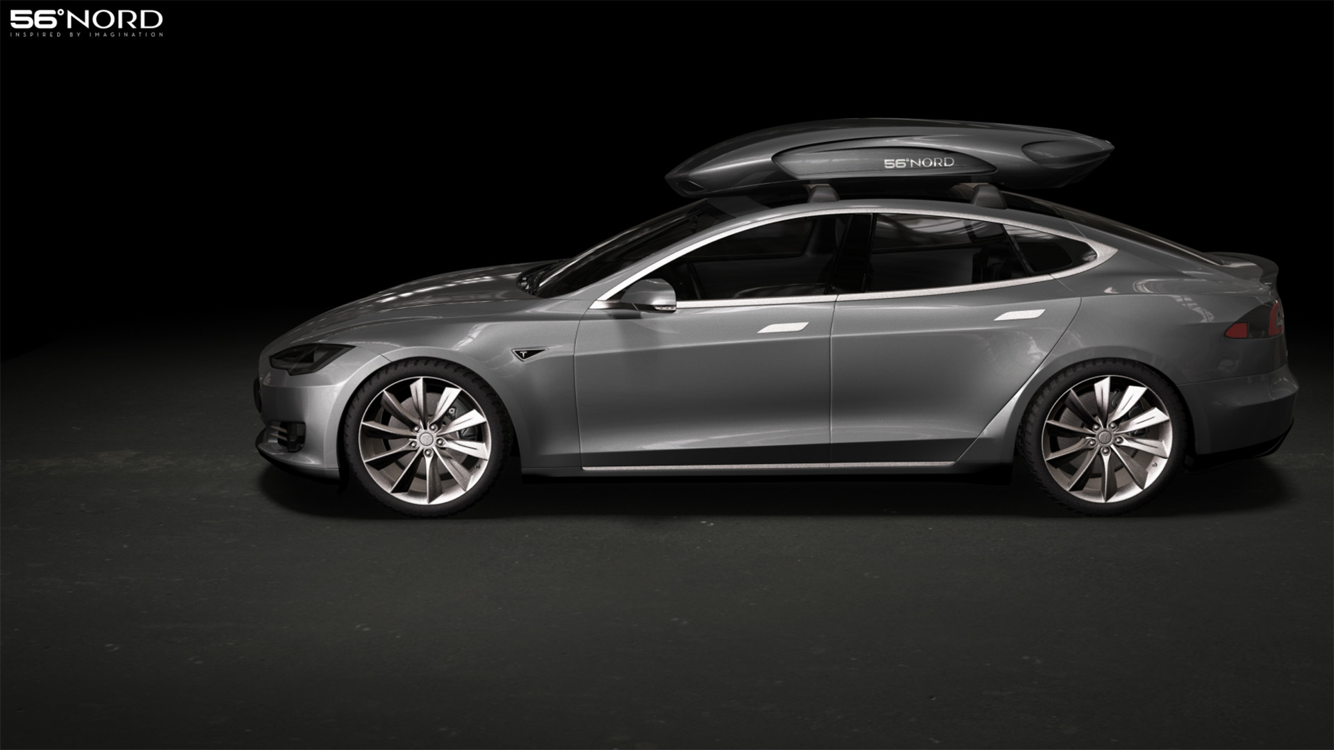 Tesla gray side